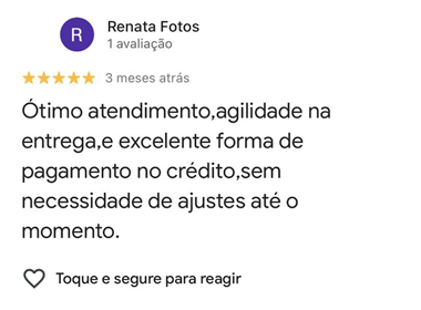 Avaliação Google Ótica Vision Care